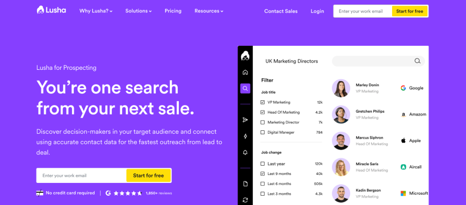 Lusha---email-finder-tool